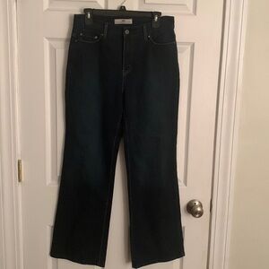 Levi’s Dark Blue Boot Cut Jeans Size 12 #292